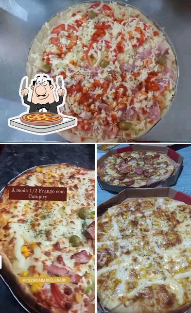 Consiga pizza no Pizzaria e Hamburgueria Barcelona