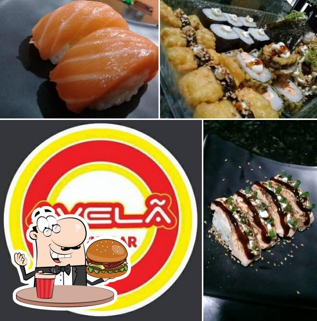 Peça um hambúrguer no Avelã Sushi Bar