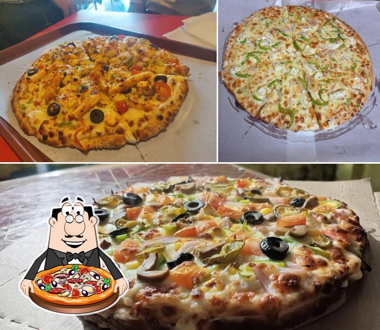 Pick pizza at Da Pizza Hub Bah