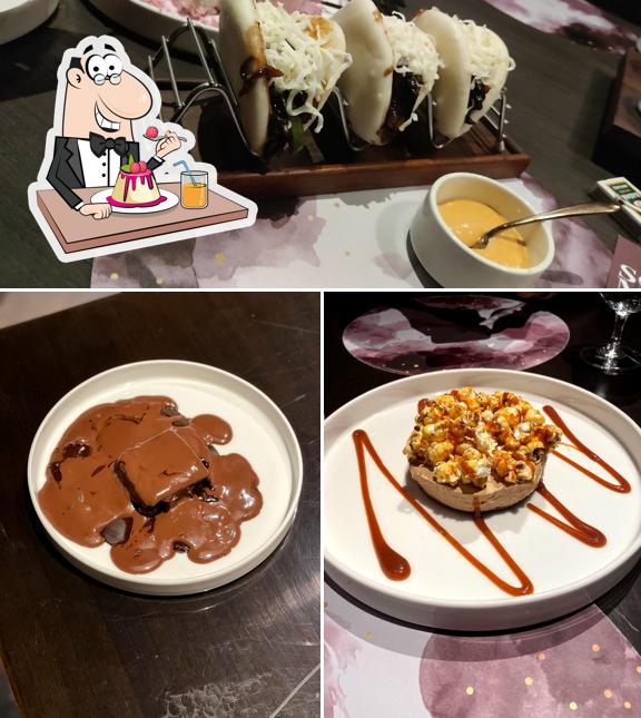 Mauve offers a selection of sweet dishes