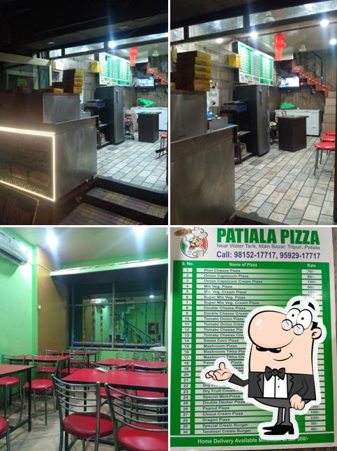 The interior of PATIALA PIZZA