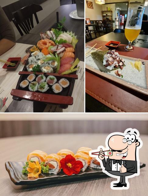 Escolha diversas opções de sushi