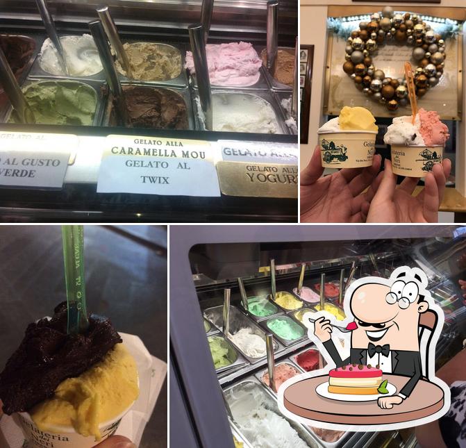 Gelateria dei Neri offre un nombre de desserts