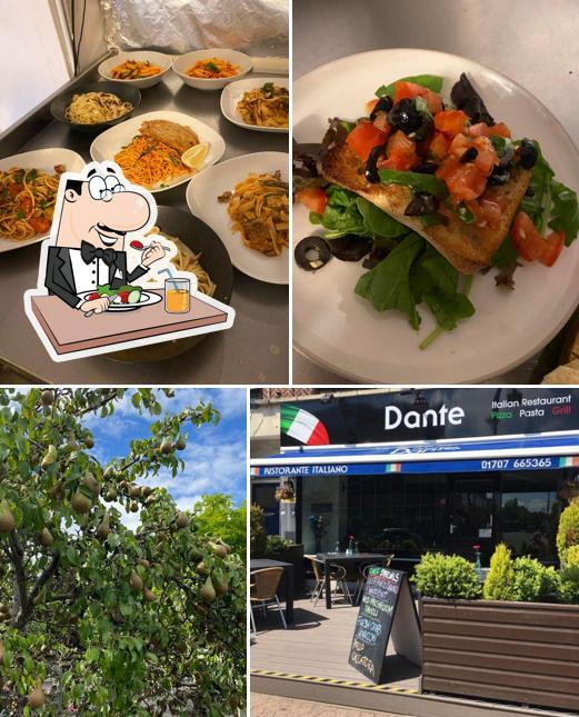 Dante Restaurant in Potters Bar Restaurant menu