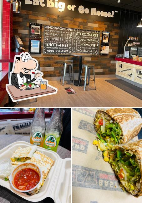 L’image de la nourriture et intérieur de Fat Bastard Burrito Co.’s