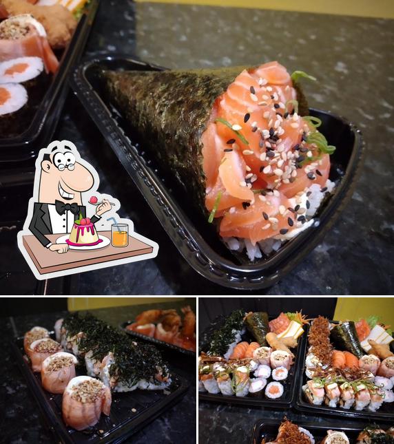 Hakkan Sushi oferece uma gama de pratos doces