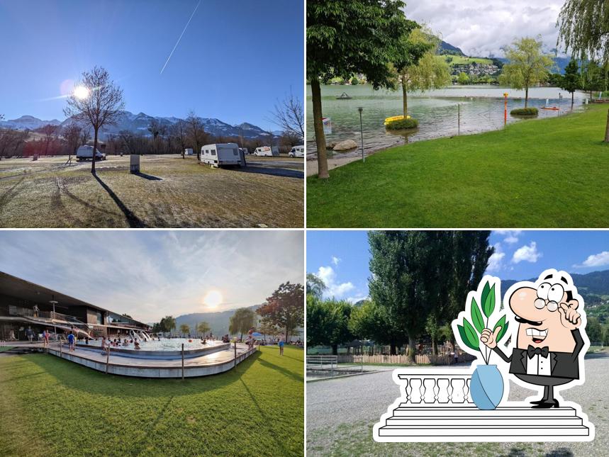 You can get some fresh air at the outside area of Seefeld Park Sarnen