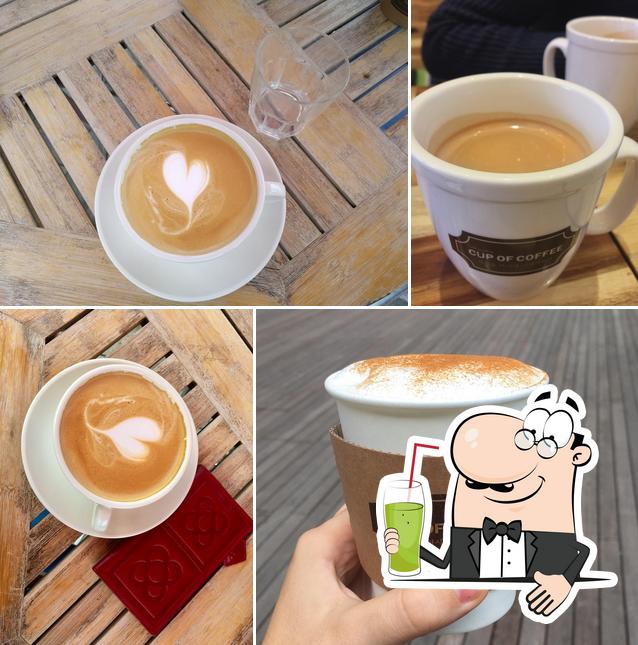 Enjoy a drink at Cup Of Coffee 라이크홈점