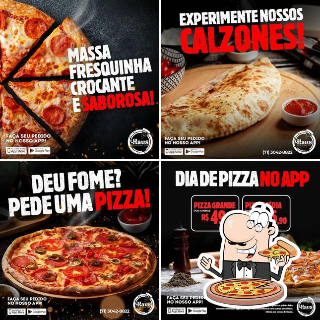 No Haus Pizzaria - Caminho das Árvores, você pode pedir pizza