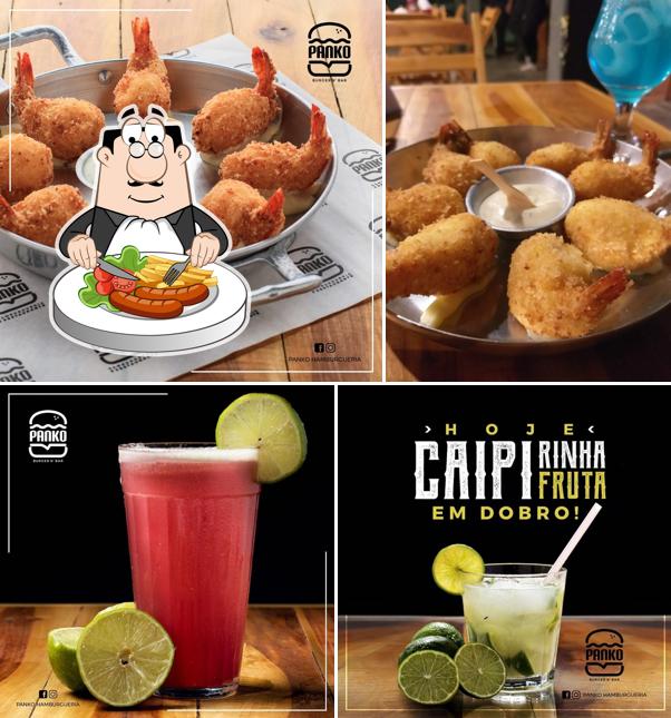 Platos en Panko Burger