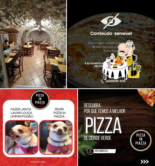 Cibo al Pizza in Piazza
