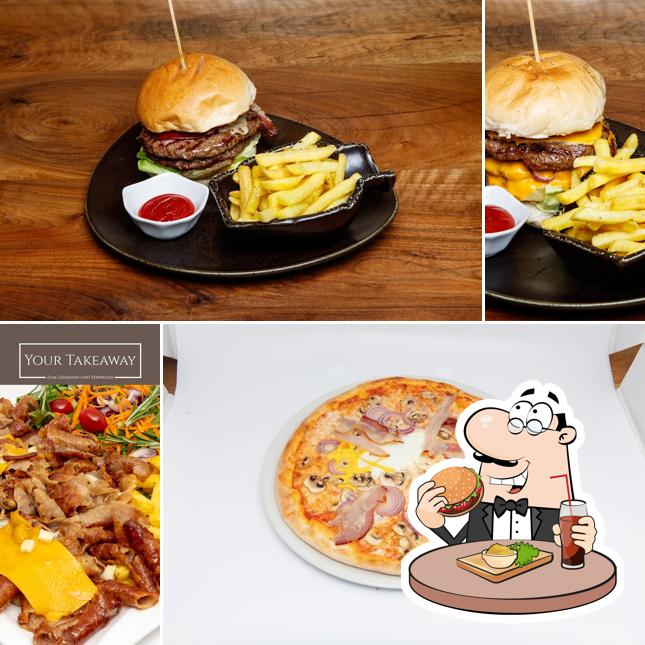 Prenditi un hamburger a Your Café & Takeaway