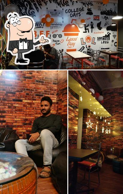 The interior of Lassi cafe