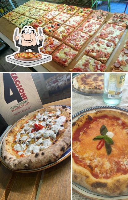 A Pizzeria le 4 stagioni, puoi provare una bella pizza