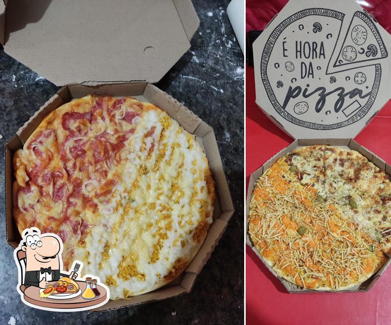 Experimente pizza no Pizzaria Kero Pizza