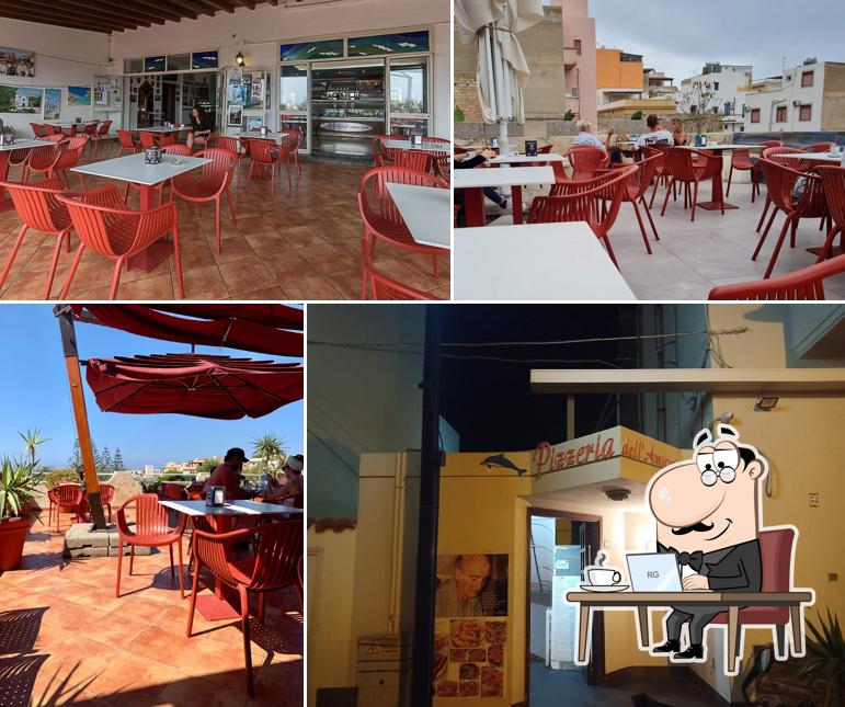 Gli interni di Bar dell'Amicizia