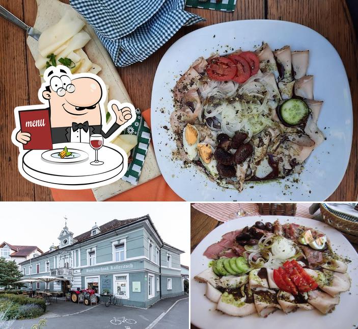 Las imágenes de comida y exterior en Ferienwohnungen und Buschenschank Kolleritsch