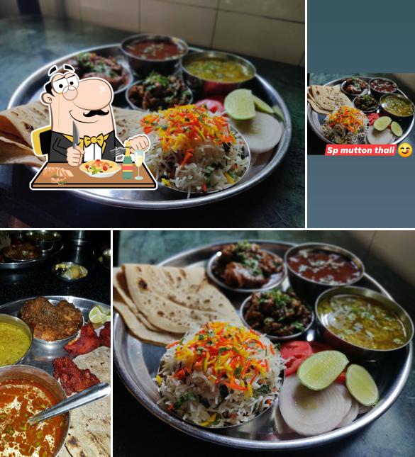Food at Gholap biryani's house