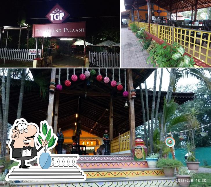 Check out the outside area of TGP The Grand Palaash