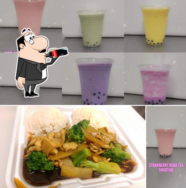 Это фото, где изображены напитки и еда в Taste of Asia
