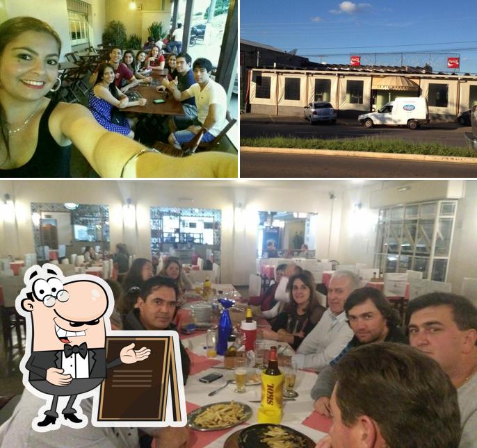 A Pizzaria La Piu Bella se destaca pelo exterior e interior