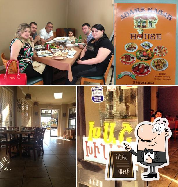 Adams Kabab House in Glendale Restaurant menu and reviews