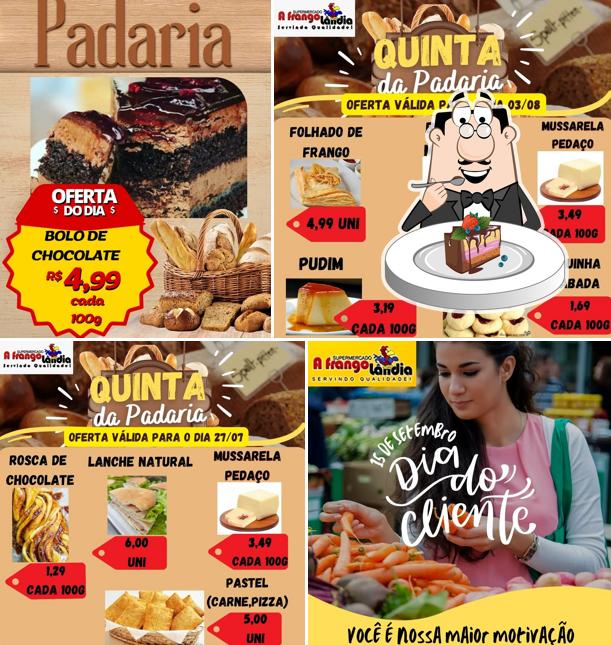 Bolo de chocolate em Frangolandia