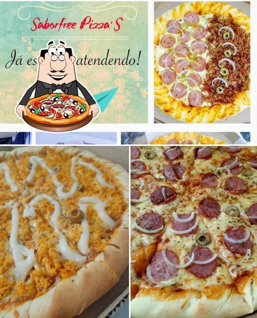 Experimente pizza no Saborfree Pizzas