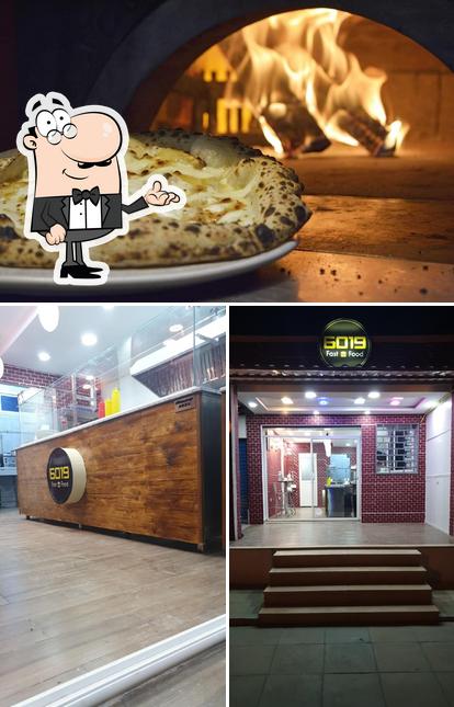 Restaurant 6019 se distingue par sa intérieur et pizza