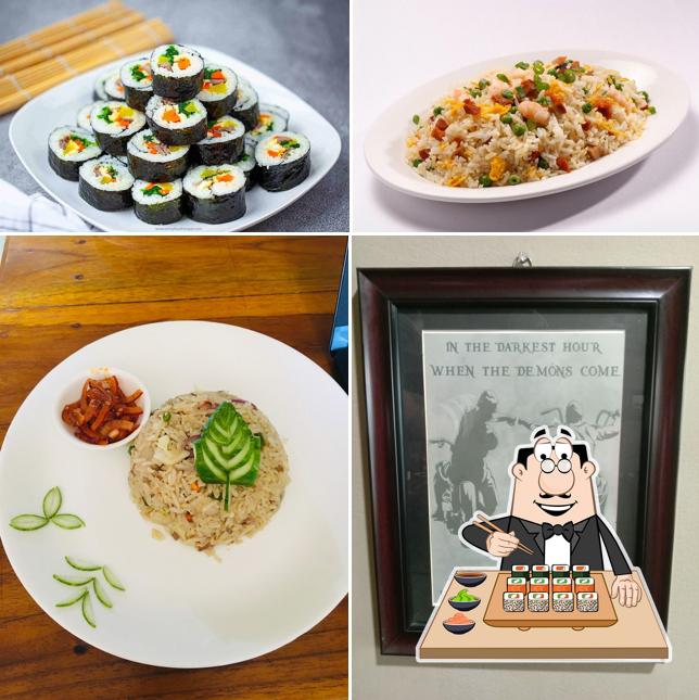 Get various sushi options