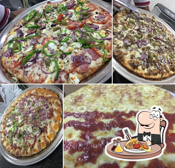 Escolha pizza no Sophia Pizzaria