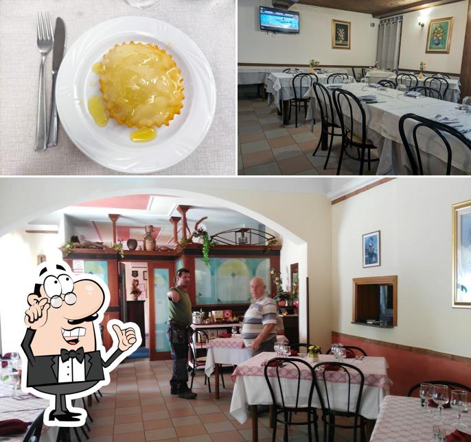 L'intérieur de Trattoria Da Angelo