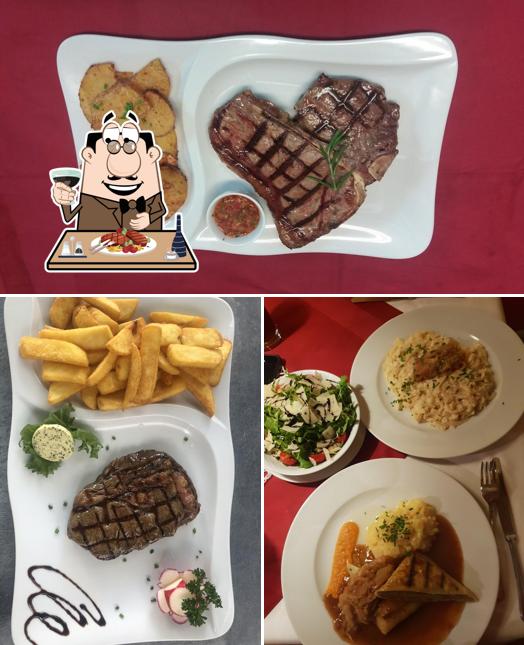 "Los Locos Latinos U-Kelterplatz-Rathaus - Argentinisches Steakhouse" предоставляет мясные блюда