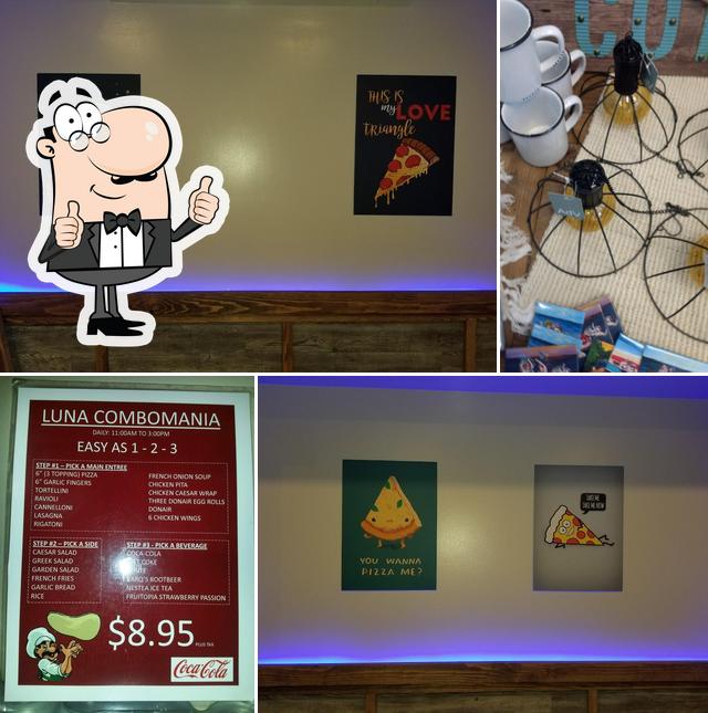 Luna Pizza 1990 Ltd in Fredericton Restaurant menu and reviews