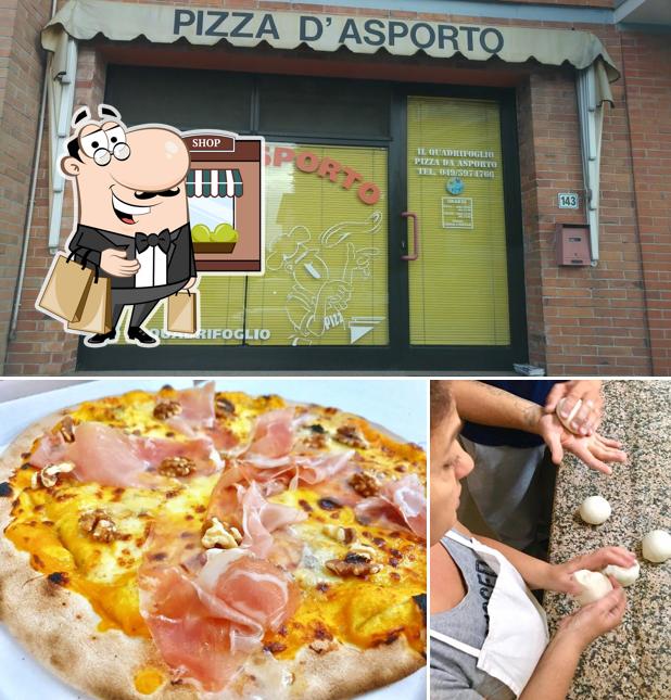 Dai un’occhiata alla foto che raffigura la esterno e pizza di Il Quadrifoglio - Lacava Michele