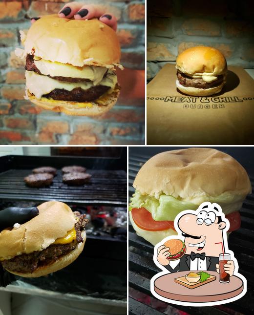 Peça um hambúrguer no Meat & Grill Burger