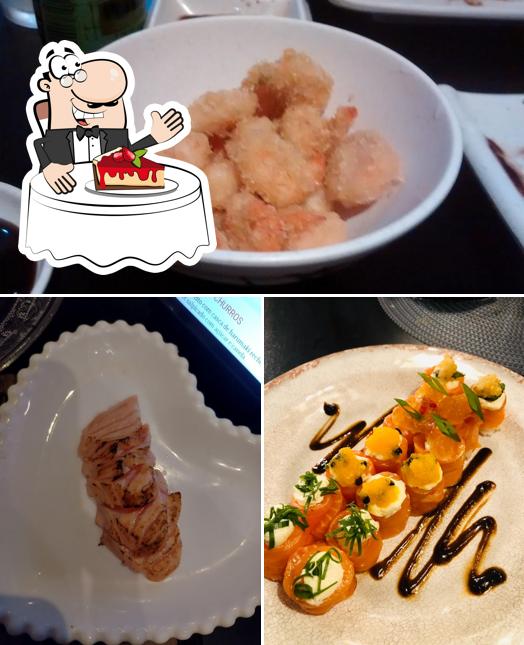 Stagi Sushi Lounge Comida japonesa em Resende oferece uma escolha de sobremesas