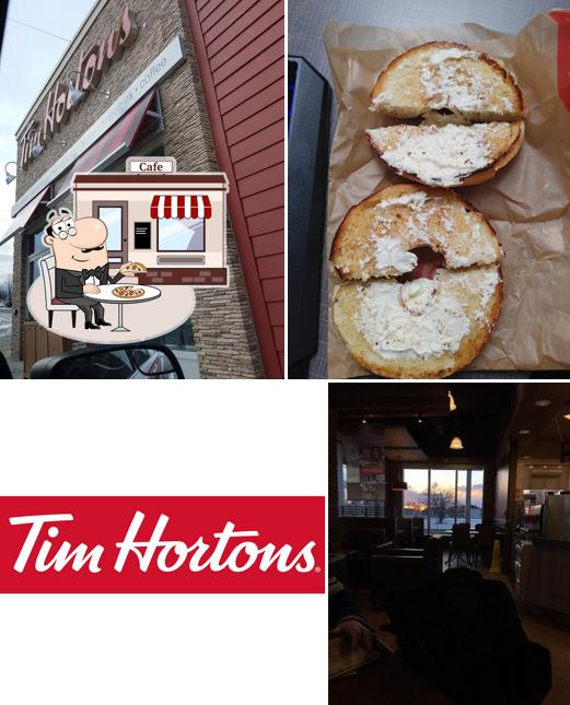 L'extérieur de Tim Hortons