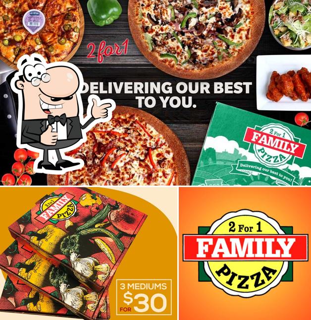 Voici une image de 2 for 1 Family Pizza Canarama