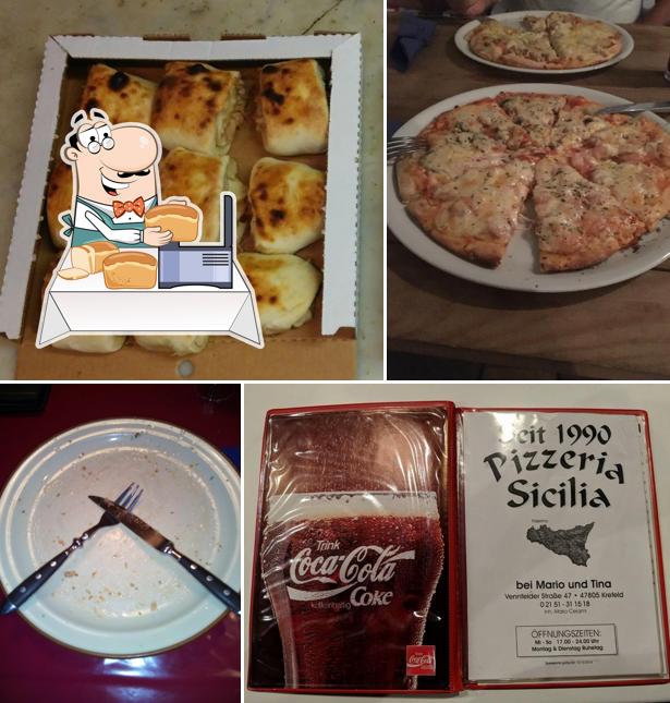 Knoblauchbrot im Pizzeria Sicilia bei Mario & Tina