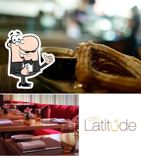 See this pic of Cafe Latitude