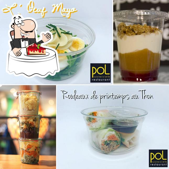 Pol Cuisine ici et là offre une sélection de desserts