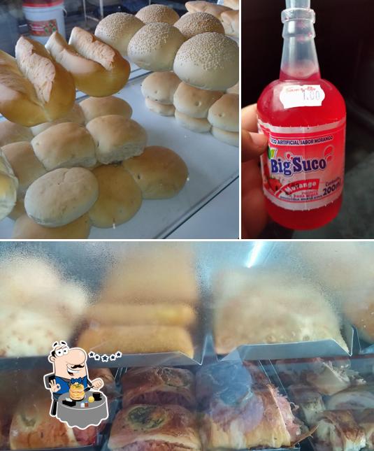 A imagem da comida e bebida no Panificadora Pão Nobre