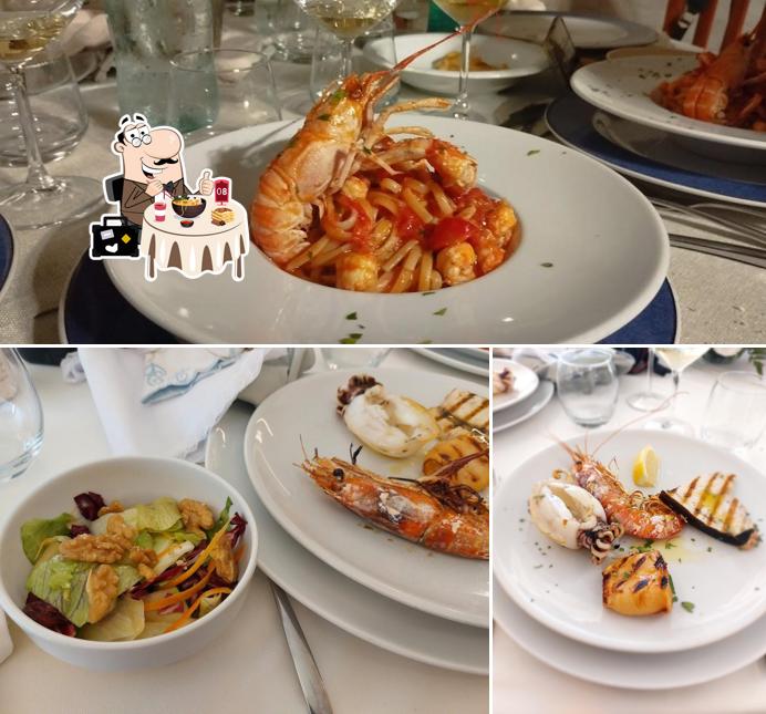 Scampi al Ristorante Faghitó