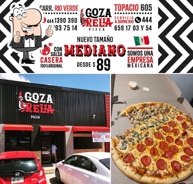 Look at the pic of Gozarella Pizza