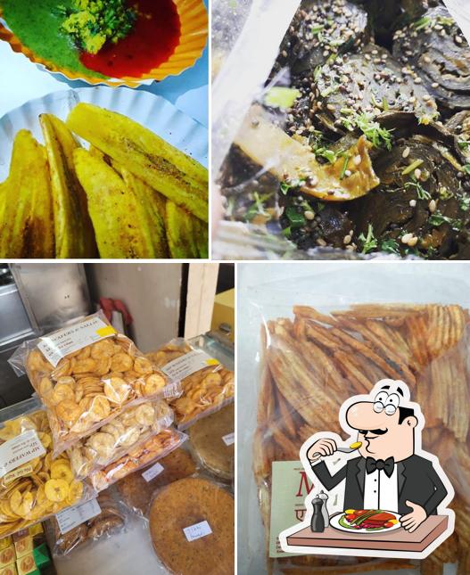 Meals at MP Jain Snacks. MP Wafers & Sallie