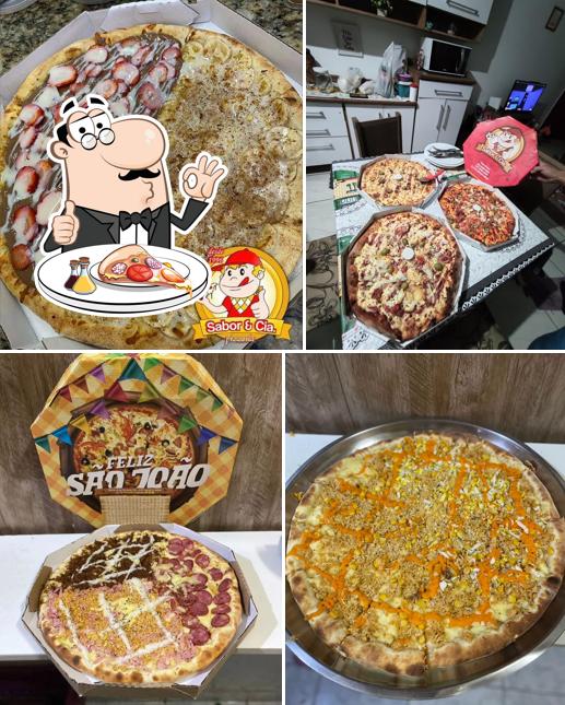 Consiga pizza no Pizzaria Sabor & Cia