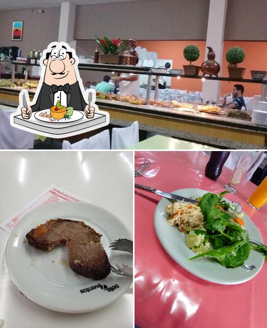 Comida em Churrascaria dos Gaúchos