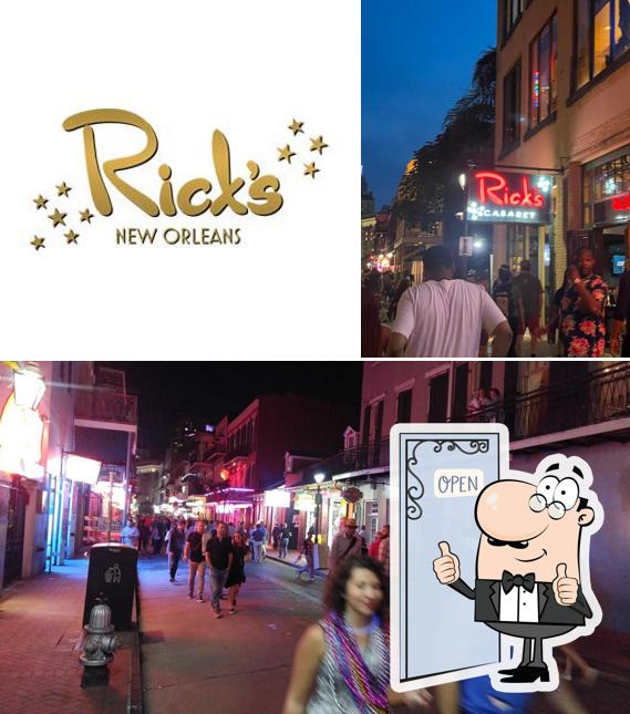 Rick's Cabaret in New Orleans Restaurant menu and reviews