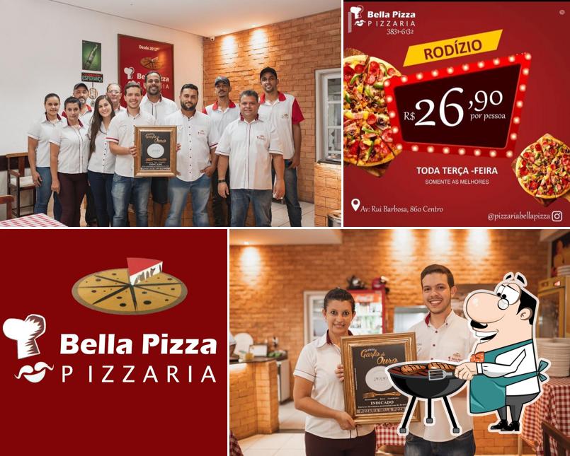 Here's a pic of Pizzaria Bella Pizza